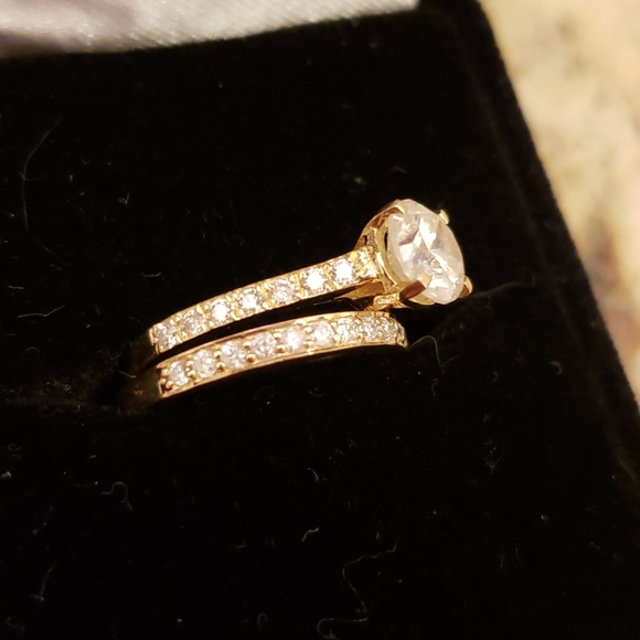 Natural Diamond Ring set 14k - Picture 14 of 16